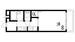 ヴィブレ魚崎北町【2階】の間取り