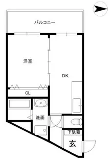ファロス芦屋【4階】の間取り
