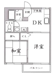 ルミエールモトヤマ【2階】の間取り