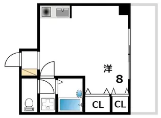 グランツ御影【5階】の間取り