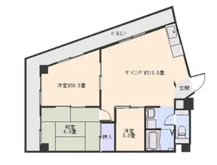 伸和コーポ【201号室】の間取り