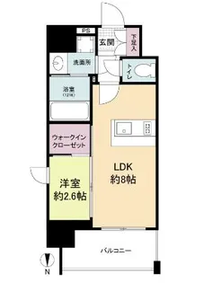 LiveCasa王子公園【5階】の間取り