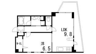 麓Ashiya【4階】の間取り