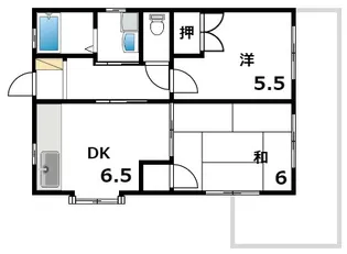 リビエール芦屋【1階】の間取り