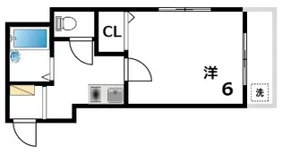 ルミエールUOZAKI【2階】の間取り