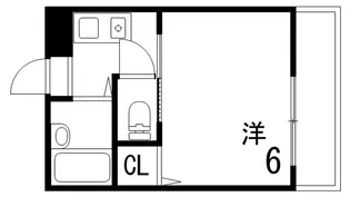 1Kの間取り画像