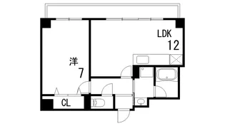 ロイヤル六甲駅前【4階】の間取り