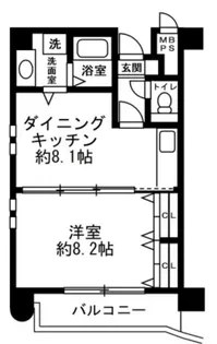 フォルム芦屋アヴァンセ【3階】の間取り