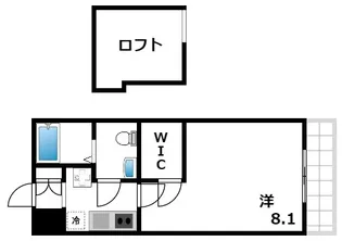 ワコーレヴィアーノ芦屋三条【2階】の間取り