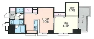 ワコーレエキサイド岡本【10階】の間取り