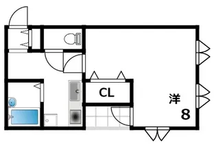 岩崎館【5階】の間取り
