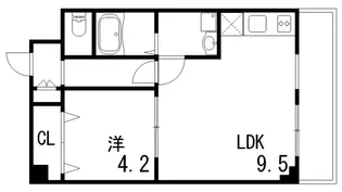 LePrintemps【8階】の間取り
