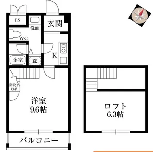 メインステージ芦屋茶屋之町【4階】の間取り