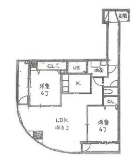 ブルーノ芦屋【3階】の間取り