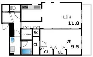 メトロポリタン【1階】の間取り