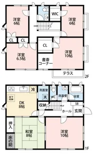 兵庫県神戸市東灘区深江南町1丁目【一戸建】の間取り