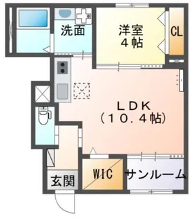アルバ西岡本【1階】の間取り