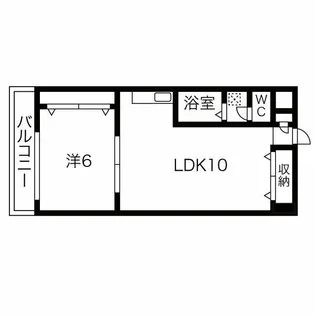 JSC芦屋【2階】の間取り