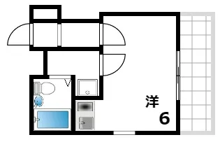 グロスアベニュー【3階】の間取り