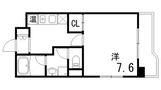 シャンブル仁左衛門【1階】の間取り