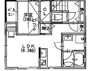 グランドール山手【2階】の間取り