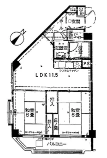 クレドール垂水Ⅱ【3階】の間取り