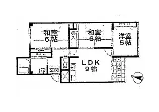 塩屋住宅3号館【2階】の間取り
