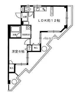 プラザ学園南【3階】の間取り