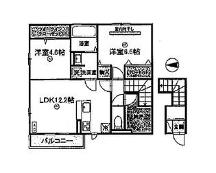 プリムローズヴィラ【2階】の間取り
