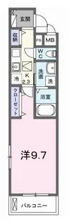 ルポ舞子弐番館【2階】の間取り