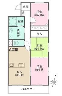 フェニックス本山【2階】の間取り