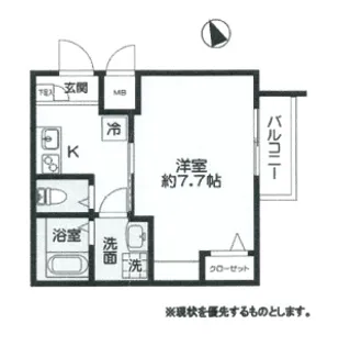 明石エヌエムスワサントユイット【3階】の間取り