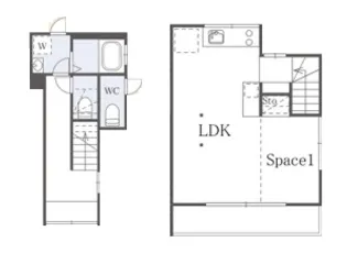 For nest 旭が丘の間取り