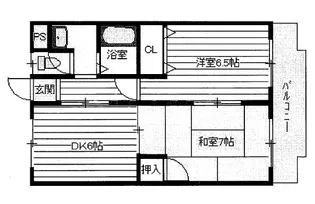 マンションサエイ【2階】の間取り