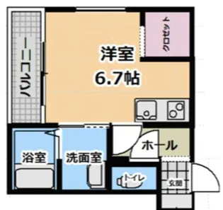 エターナルシー舞子台【1階】の間取り
