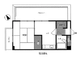カサブランカ【4-A号室】の間取り