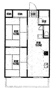 石田マンション【4階】の間取り