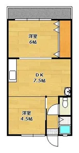 伊勢田マンション【202号室】の間取り