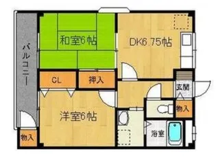 ルミエールSATOH【2階】の間取り