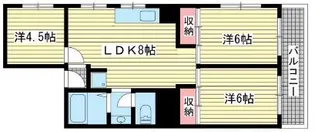 シャトレイユ【2階】の間取り