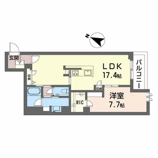 エリーニ【3階】の間取り