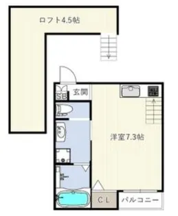 1Rの間取り画像