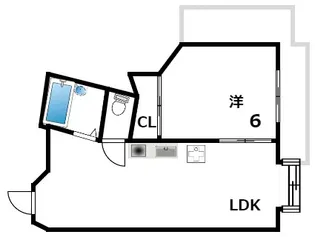 サンハイツ新田【2階】の間取り