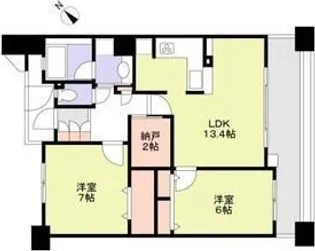 ソフィア垂水高丸ハーティースクエア【705号室】の間取り