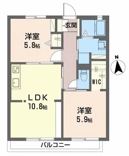メゾン福田C【202号室】の外観