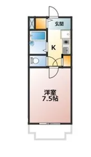 エストレーラ五色山【2階】の間取り