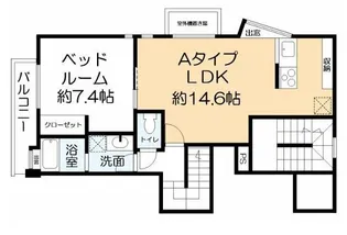 フォート本山中町【2階】の間取り