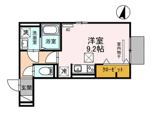 1Rの間取り画像