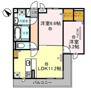 D-room五反田【3階】の間取り