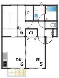 メゾン・ド・ラメール【2階】の間取り
